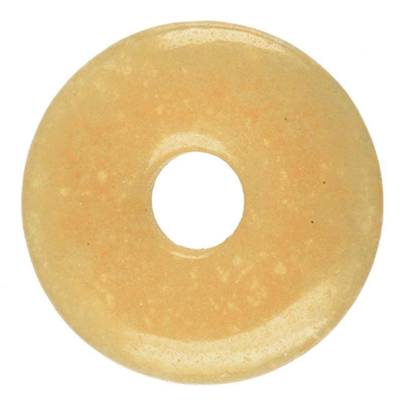 Donut ou PI Chinois calcite orange Mexique A - La Boite à Cailloux