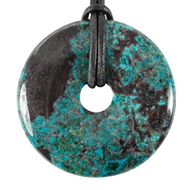 Donut ou PI Chinois Chrysocolle Pérou AB - La Boite à Cailloux