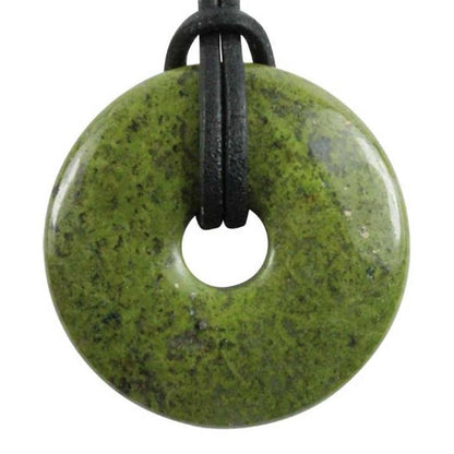 Donut ou PI Chinois Epidote Inde A - La Boite à Cailloux