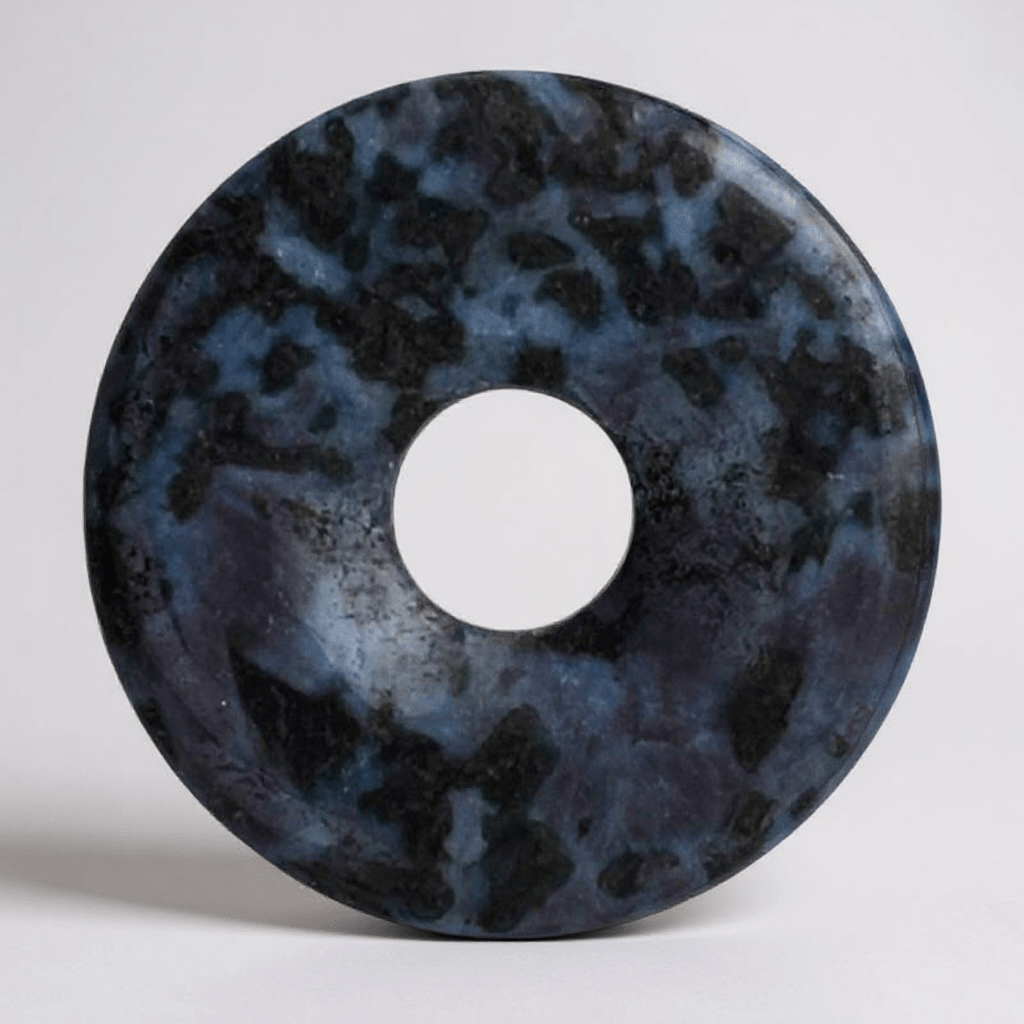 Donut ou PI Chinois Gabbro (Merlinite mystique) Madagascar A - La Boite à Cailloux