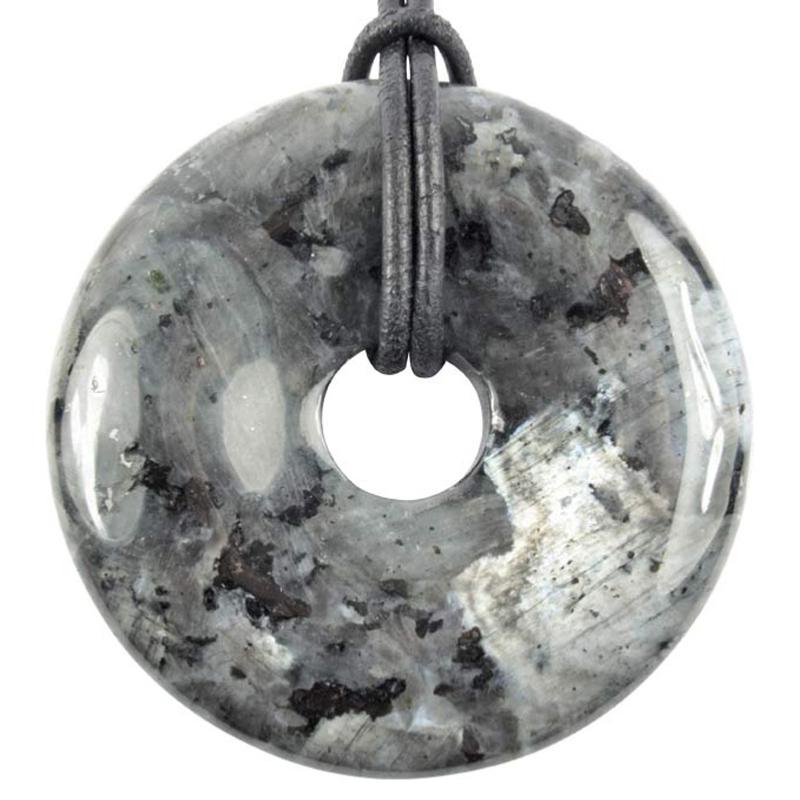 Donut ou PI Chinois granite (larvikite) Norvège A - La Boite à Cailloux