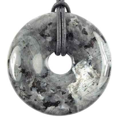 Donut ou PI Chinois granite (larvikite) Norvège A - La Boite à Cailloux