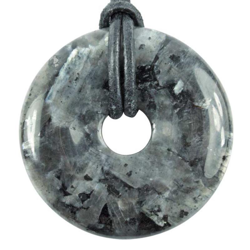 Donut ou PI Chinois granite (larvikite) Norvège A - La Boite à Cailloux