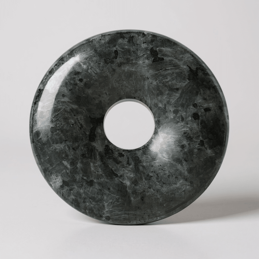 Donut ou PI Chinois granite (larvikite) Norvège A - La Boite à Cailloux
