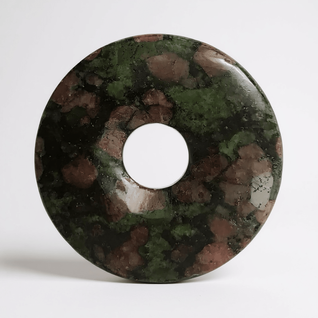 Donut ou PI Chinois grenat pyroxénite Inde A - La Boite à Cailloux
