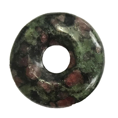 Donut ou PI Chinois grenat pyroxénite Inde A - La Boite à Cailloux