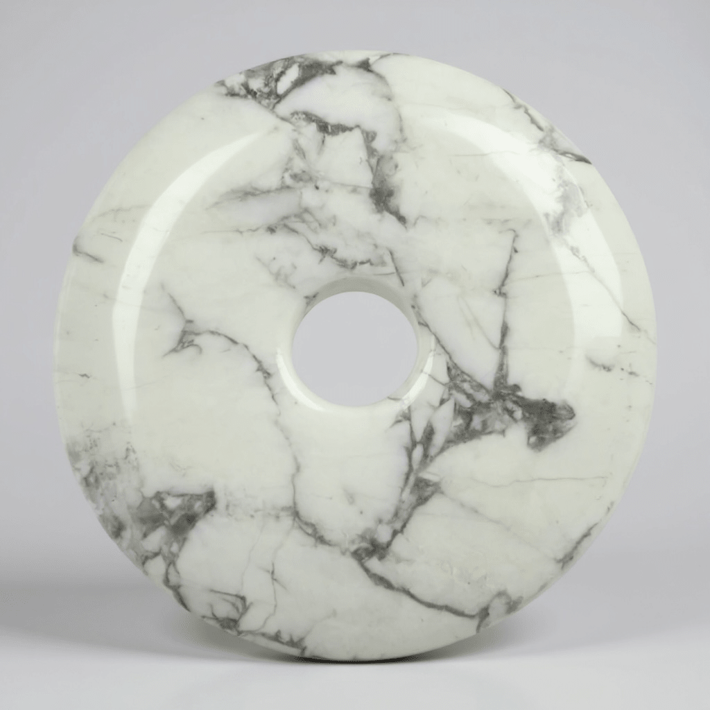 Donut ou PI Chinois howlite Zimbabwe A - La Boite à Cailloux