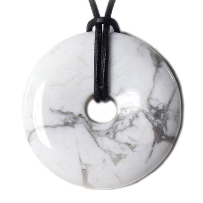 Donut ou PI Chinois howlite Zimbabwe A - La Boite à Cailloux