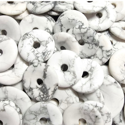 Donut ou PI Chinois howlite Zimbabwe A - La Boite à Cailloux