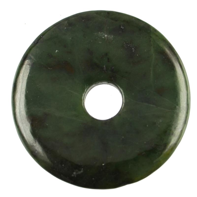 Donut ou PI Chinois jade néphrite Canada A - La Boite à Cailloux