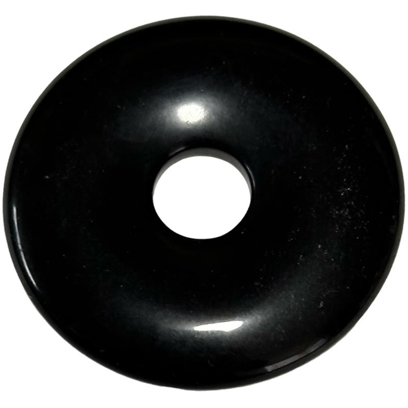 Donut ou PI Chinois jais Mongolie A - La Boite à Cailloux