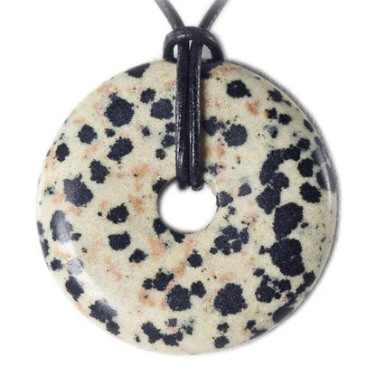 Donut ou PI Chinois jaspe dalmatien Mexique A - La Boite à Cailloux