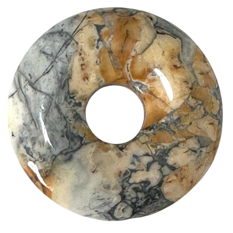 Donut ou PI Chinois jaspe Maligano Indonésie A - La Boite à Cailloux