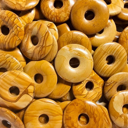 Donut ou PI Chinois jaspe paysager Afrique du Sud A - La Boite à Cailloux