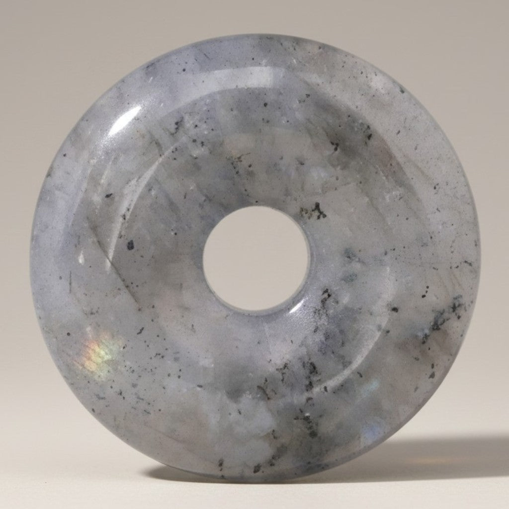 Donut ou PI Chinois labradorite Madagascar A - La Boite à Cailloux