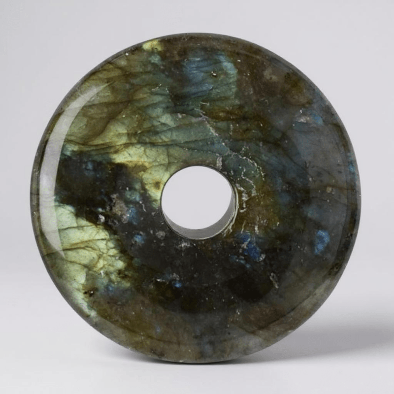Donut ou PI Chinois labradorite Madagascar AA - La Boite à Cailloux