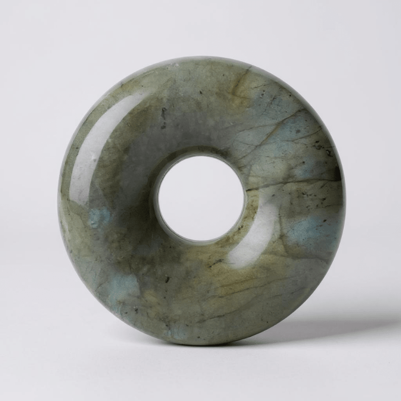 Donut ou PI Chinois labradorite Madagascar AA - La Boite à Cailloux