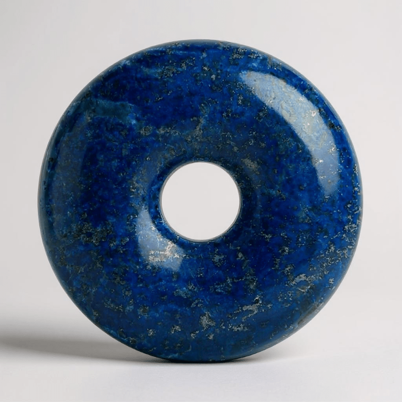 Donut ou PI Chinois Lapis lazuli Afghanistan AA - La Boite à Cailloux