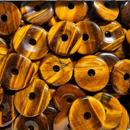 Donut ou PI Chinois oeil de tigre Afrique du Sud A - La Boite à Cailloux