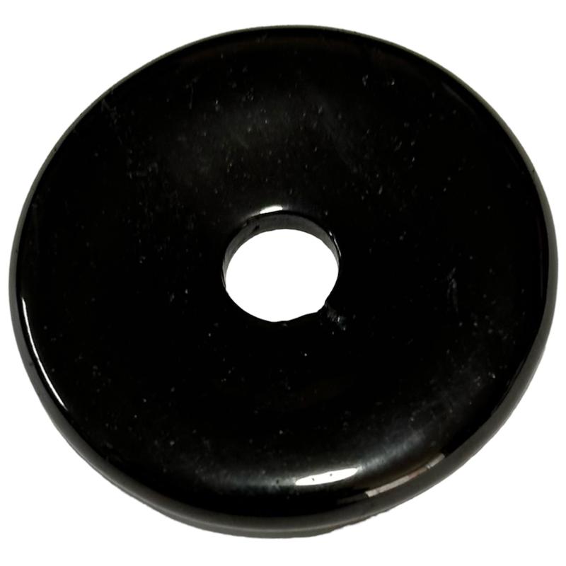 Donut ou PI Chinois onyx noire Brésil A - La Boite à Cailloux