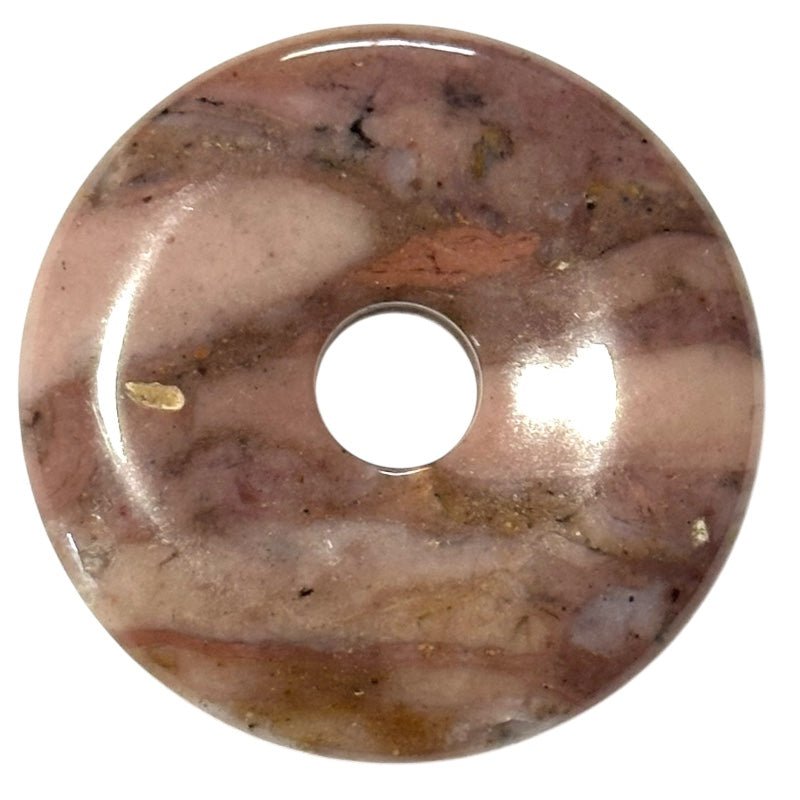Donut ou PI Chinois opale rose Pérou AB - La Boite à Cailloux