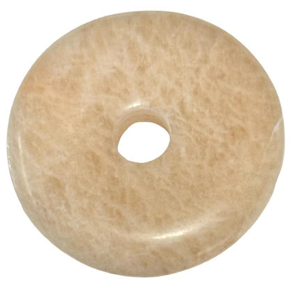 Donut ou PI Chinois pierre de lune Inde A - La Boite à Cailloux
