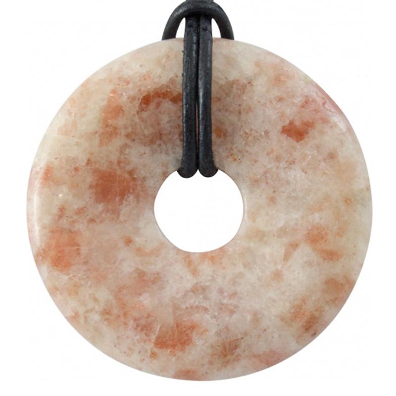 Donut ou PI Chinois pierre de soleil Inde A - La Boite à Cailloux