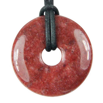 Donut ou PI Chinois quartz de feu Brésil A - La Boite à Cailloux