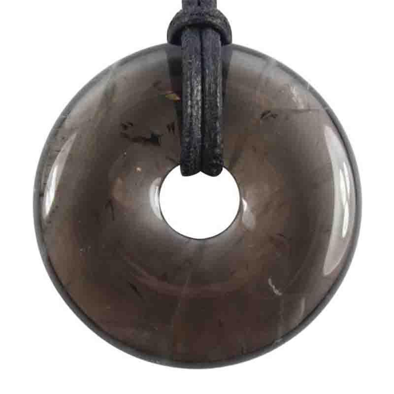 Donut ou PI Chinois quartz fumé Etats - Unis A - La Boite à Cailloux