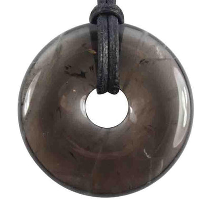 Donut ou PI Chinois quartz fumé Etats - Unis A - La Boite à Cailloux