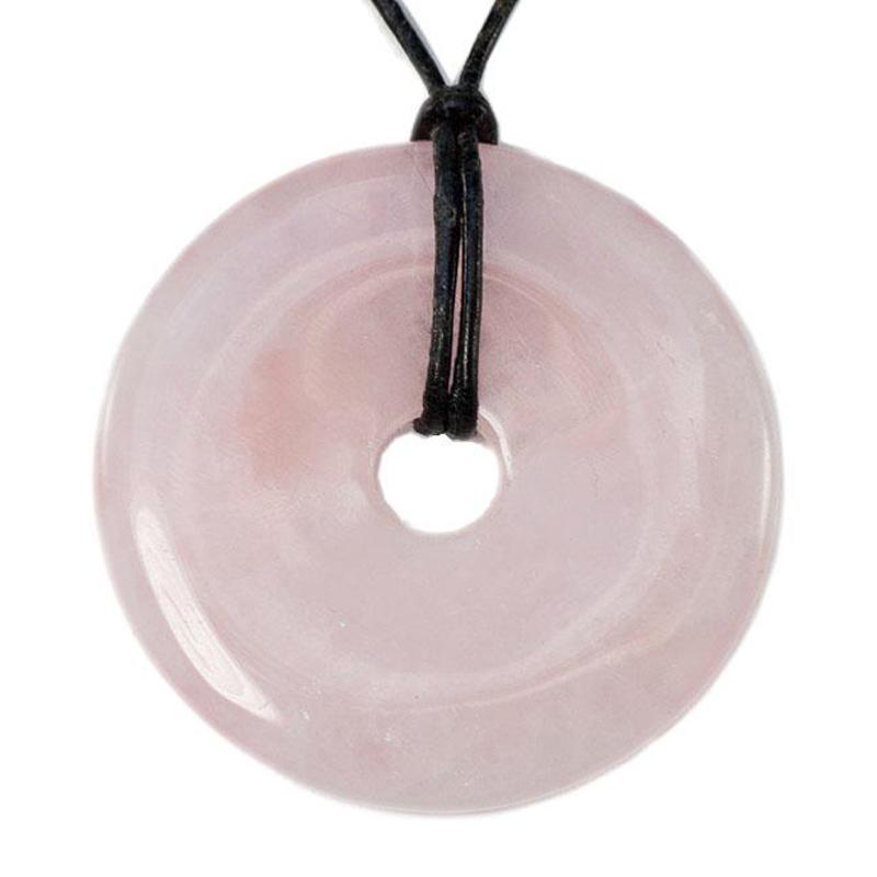 Donut ou PI Chinois quartz rose Brésil AA - La Boite à Cailloux