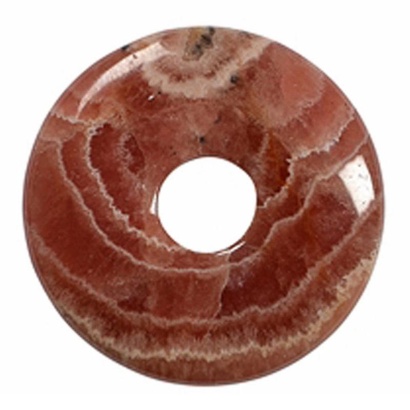 Donut ou PI Chinois rhodochrosite du Pérou AAA - La Boite à Cailloux