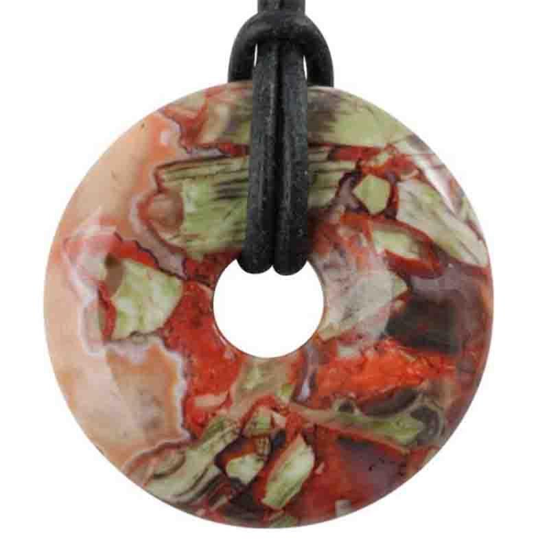 Donut ou PI Chinois rhyolite fleur Australie A - La Boite à Cailloux