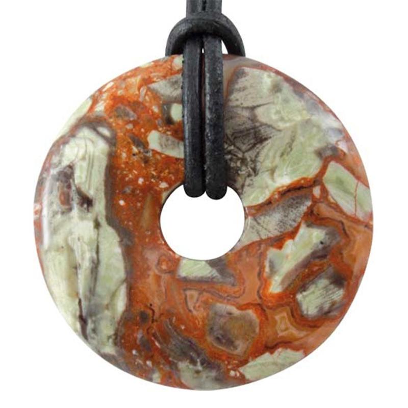 Donut ou PI Chinois rhyolite fleur Australie A - La Boite à Cailloux