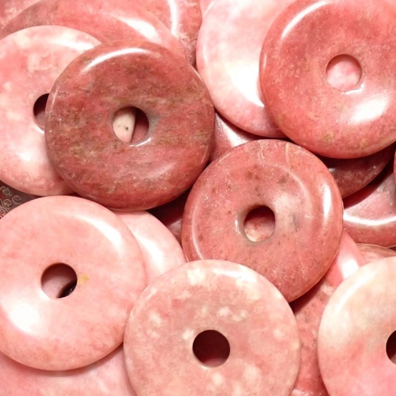 Donut ou PI Chinois thulite Norvège A - La Boite à Cailloux