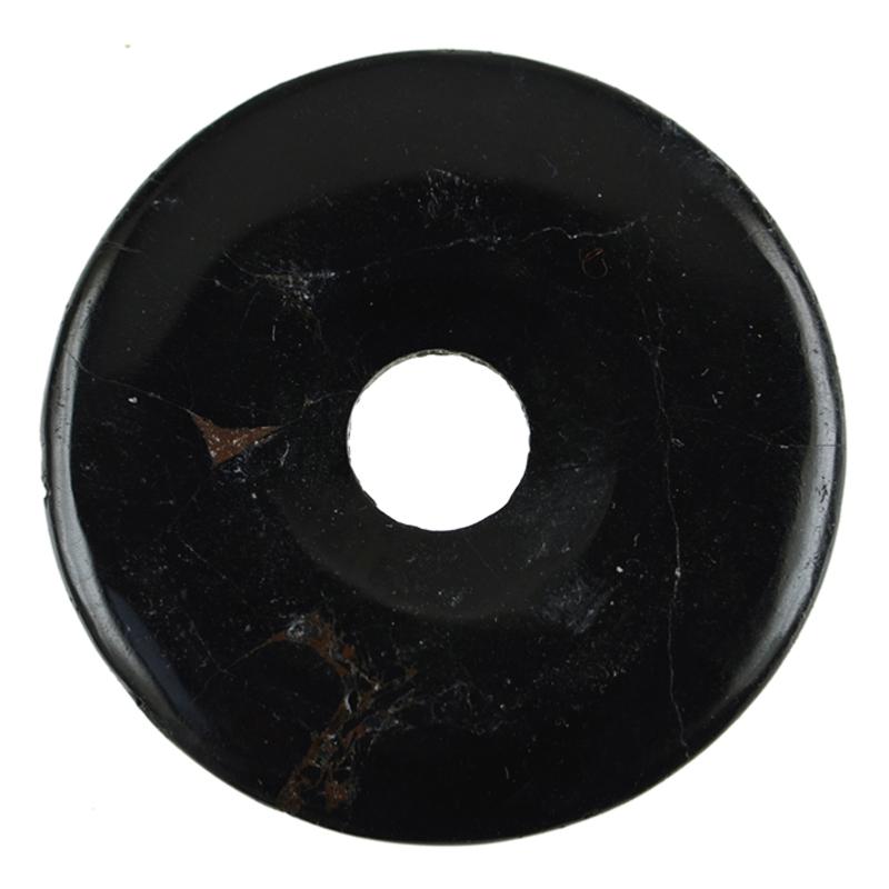 Donut ou PI Chinois tourmaline noire Brésil A - La Boite à Cailloux