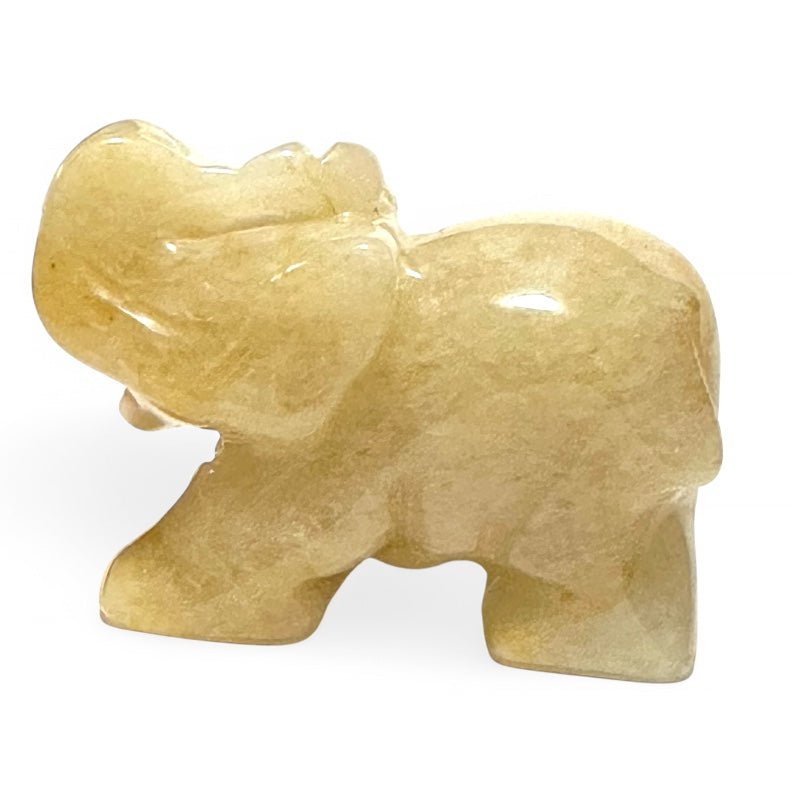 Eléphant Calcite orange Brésil A 50mm - La Boite à Cailloux