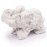 Eléphant howlite Zimbabwe A 40mm - La Boite à Cailloux
