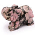 Eléphant rhodonite Madagascar A 50mm - La Boite à Cailloux