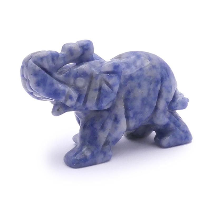 Eléphant sodalite Brésil A 50mm - La Boite à Cailloux