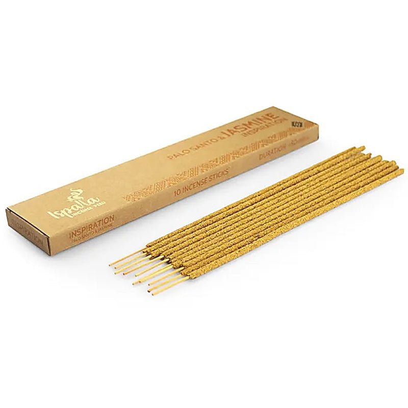 Encens naturels Palo Santo "Jasmin" (boite de 10) - La Boite à Cailloux