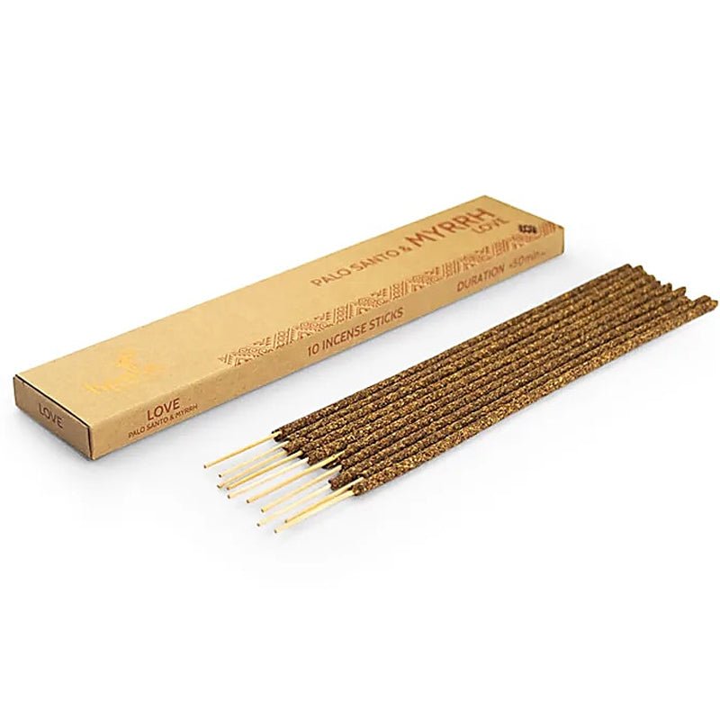 Encens naturels Palo Santo "Myrrhe" (boite de 10) - La Boite à Cailloux