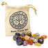 Ensemble rune divinatoire 7 chakras AA - La Boite à Cailloux
