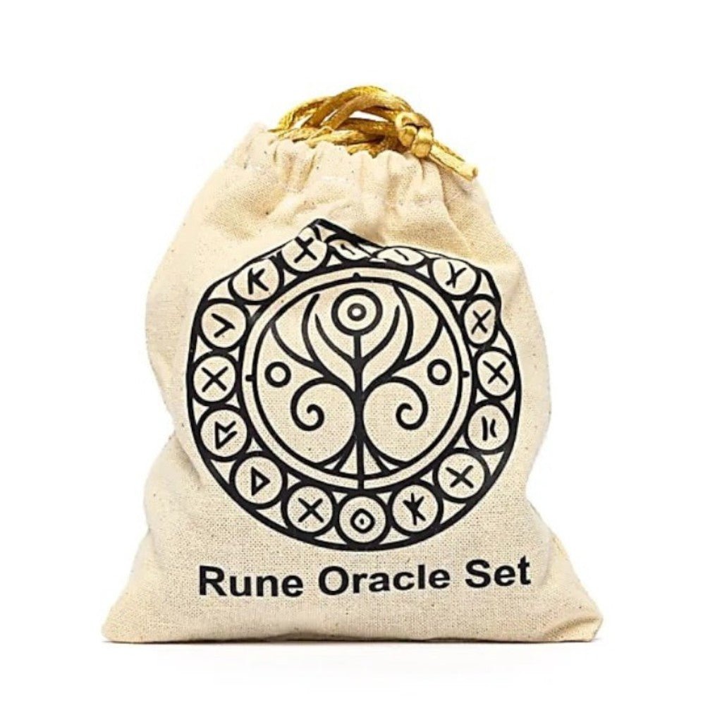 Ensemble rune divinatoire 7 chakras AA - La Boite à Cailloux