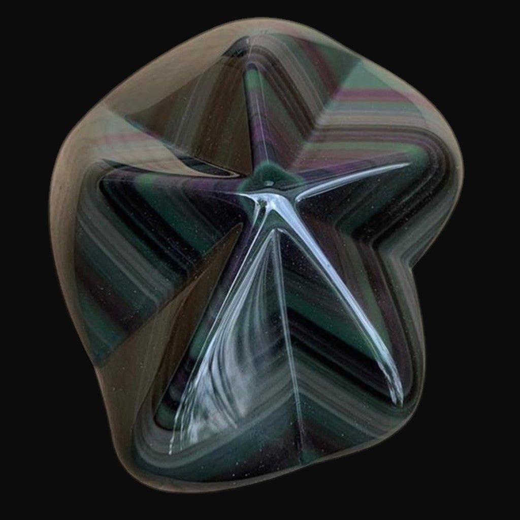 Etoile obsidienne oeil céleste Mexique AA+ 65mm - La Boite à Cailloux