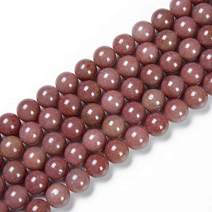 Fil aventurine rouge Brésil A - La Boite à Cailloux