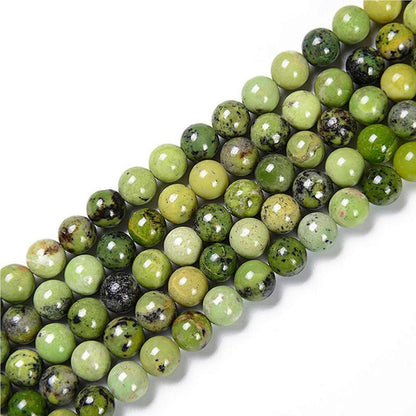 Fil chrysoprase Citron Australie GRADE A - La Boite à Cailloux