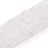 Fil cristal de roche Brésil AA perles facettées 3 - 4mm - La Boite à Cailloux