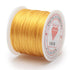 Fil élastique doré 0,5mm - 50m - La Boite à Cailloux