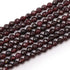 Fil grenat rouge almandin Pakistan AA perles facettées 3 - 4mm - La Boite à Cailloux